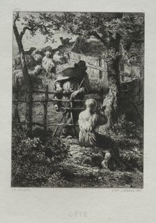 Summer Day. Creator: Charles-Émile Jacque (French, 1813-1894)
