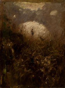 Summer Day. Goatsherd with a Goat, 1895-1897. Creator: Ladislav Mednyanszky