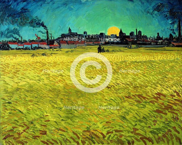 Summer evening, 1888. Creator: Gogh, Vincent, van (1853-1890).