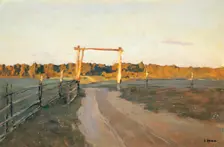 Summer evening , 1900. Creator: Levitan, Isaak Ilyich (1860-1900)