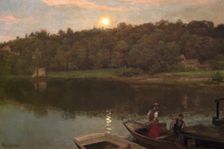 Summer Evening, 1902. Creator: Hans Gude