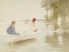 Summer evening, c1890s. Creator: Albert Edelfelt