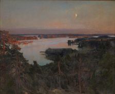 Summer Evening, Haiko Fiord, 1899. Creator: Albert Edelfelt