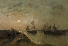 Summer Evening, mid-late 19th century. Creator: Egidius Franciscus Leemans