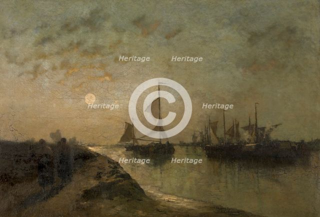 Summer Evening, mid-late 19th century. Creator: Egidius Franciscus Leemans.