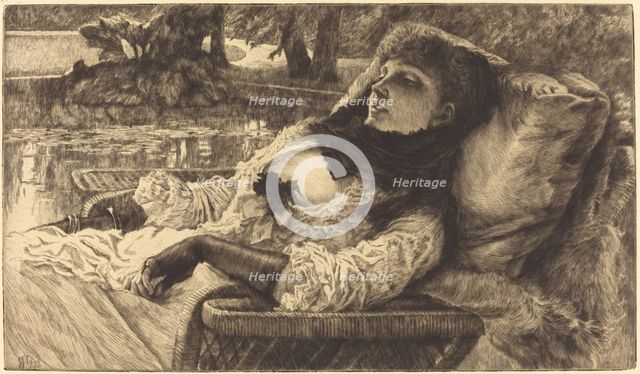 Summer Evening (Soiree d'ete), 1882. Creator: James Tissot.
