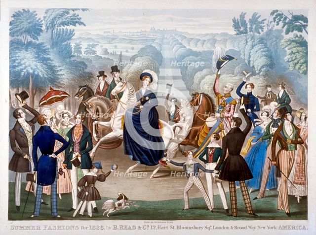 'Summer Fashions for 1838', c1838.                                     Artist: Anon