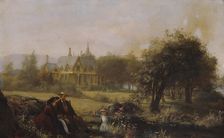 Summer Flowers, 1859. Creator: Jerome Thompson