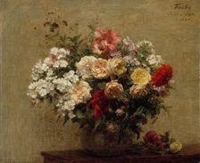 Summer Flowers, 1880. Creator: Henri Fantin-Latour
