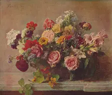 Summer Flowers 1882, (c1915). Artist: Henri Fantin-Latour