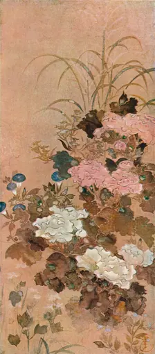 Summer Flowers c1615. Artist: Sôtatsu