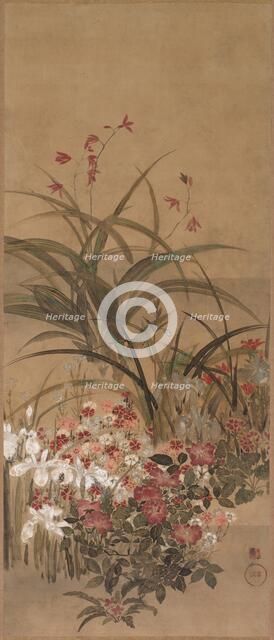 Summer Flowers, mid 1600s. Creator: Kitagawa S?setsu (Japanese, active 1639-50).
