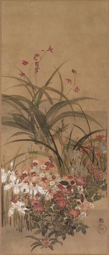 Summer Flowers, mid 1600s. Creator: Kitagawa S?setsu (Japanese, active 1639-50)