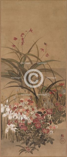 Summer Flowers, mid 1600s. Creator: Kitagawa S?setsu (Japanese, active 1639-50).