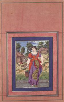 Summer, from a Series of the Four Seasons, Folio from the Davis Album, ca. 1660-70. Creator: Ali Quli Jabbadar