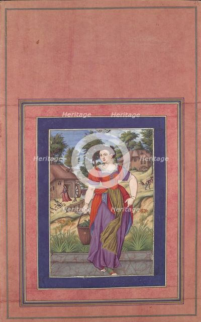 Summer, from a Series of the Four Seasons, Folio from the Davis Album, ca. 1660-70. Creator: Ali Quli Jabbadar.