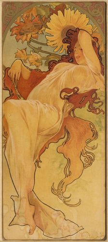 Summer (From the Series Les Saisons), c. 1900. Creator: Mucha, Alfons Marie (1860-1939)