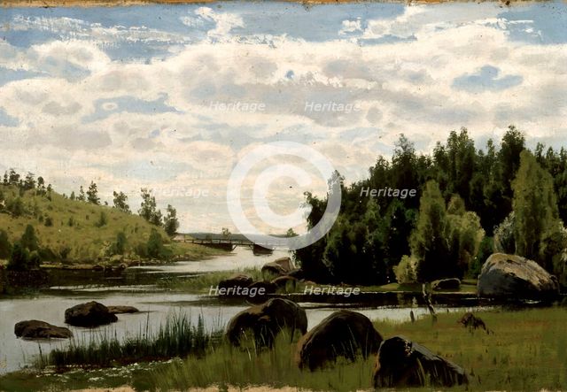 Summer greenery, 1870-1880. Creator: Fanny Churberg.