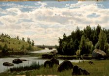 Summer greenery, 1870-1880. Creator: Fanny Churberg