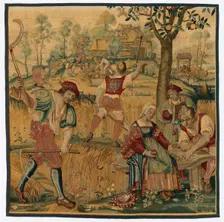 Summer: Harvest Scene, late 1600s - early 1700s. Creator: Gobelins (French)