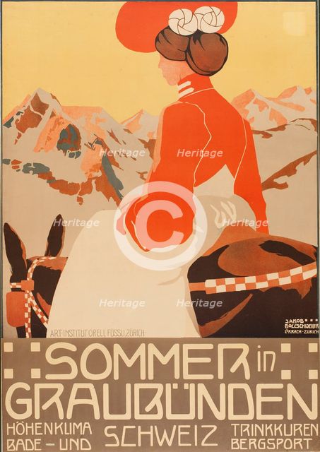 Summer in Graubünden, 1905.