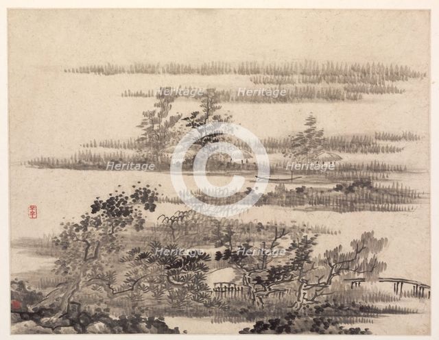 Summer in the Water Country, 1670s. Creator: Gong Xian (Chinese, 1599-1689).