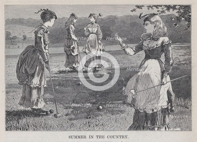 Summer in the Country (Appleton's Journal, Vol. I), July 10, 1869. Creator: John Karst.
