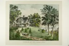 Summer in the Highlands, 1867. Creators: Unknown, Nathaniel Currier, James Merritt Ives, Currier and Ives