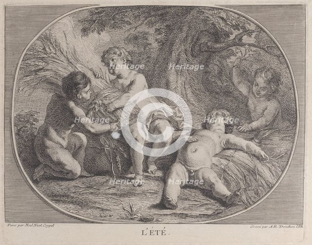 Summer (L'Été), 1740-60. Creator: Antoine R. Tronchon.