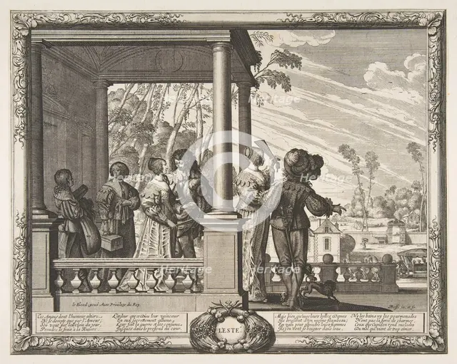 Summer (L'Été), ca. 1637. Creator: Abraham Bosse.