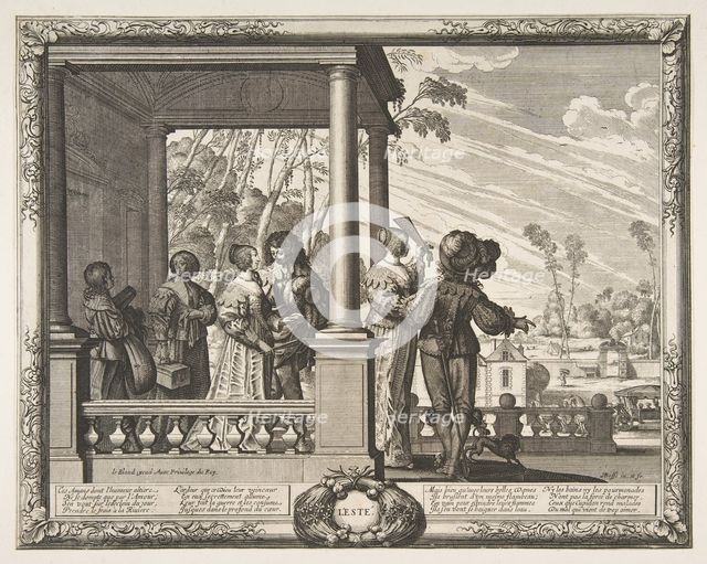 Summer (L'Été), ca. 1637. Creator: Abraham Bosse.
