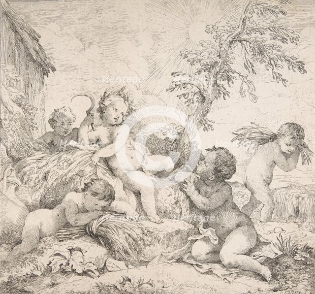 Summer (L'Été), ca. 1735. Creator: Charles-Joseph Natoire.
