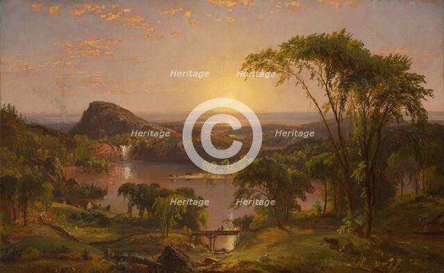 Summer, Lake Ontario, 1857. Creator: Jasper Francis Cropsey.