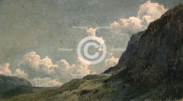 Summer Landscape, 1848. Creator: Hans Gude.