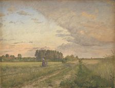 Summer landscape, 1877. Creator: Joakim Skovgaard