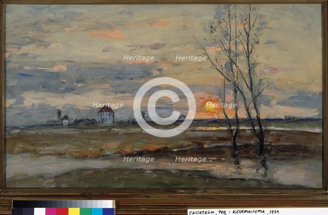 Summer Landscape, 1879. Creator: Per Ekstrom.