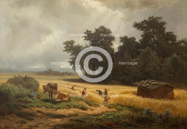 Summer landscape, 1870. Creator: Melchior Fritsch.
