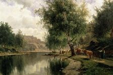 Summer Landscape, 1873. Creator: Johan Edvard Bergh