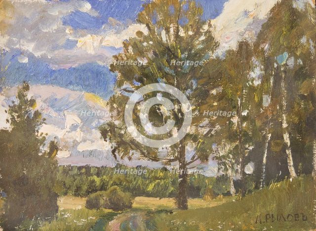 Summer Landscape. Artist: Rylov, Arkadi Alexandrovich (1870-1939)