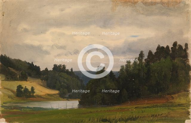 Summer Landscape, bay cove. Creator: Johan Knutson.