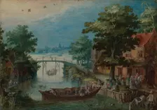 Summer Landscape, c1615-1620. Creator: Christoffel van den Berghe