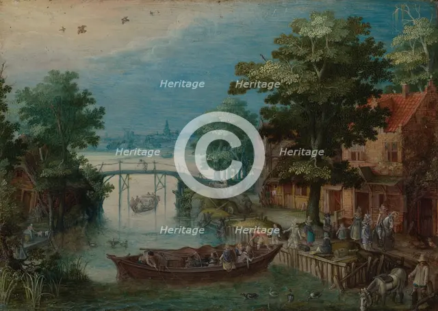 Summer Landscape, c1615-1620. Creator: Christoffel van den Berghe.