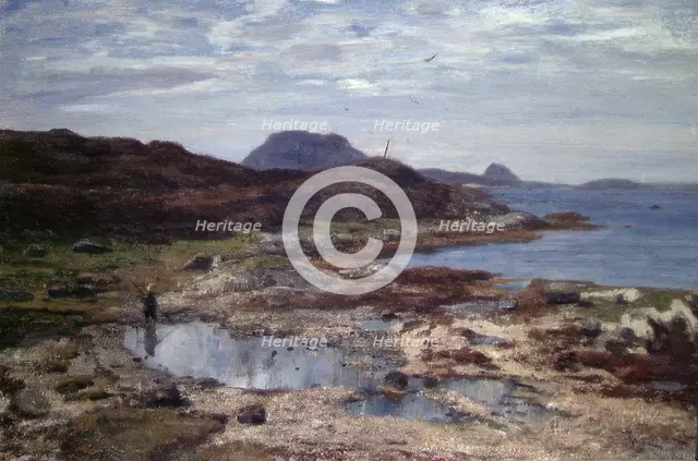 Summer Landscape from Floro; Coastal Landscape from Floro, 1887. Creator: Fredrik Jonas Lucian Botfield Collett.