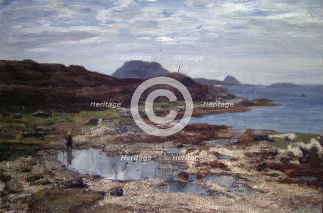 Summer Landscape from Floro; Coastal Landscape from Floro, 1887. Creator: Fredrik Jonas Lucian Botfield Collett.