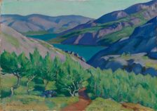 Summer Landscape from Linhammar, 1934. Creator: Anton Lindforss