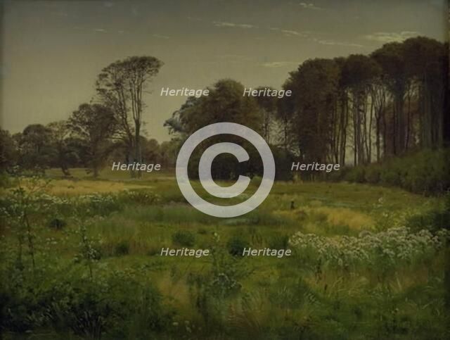 Summer landscape - Horneland near Faborg, 1863. Creator: Vilhelm Kyhn.
