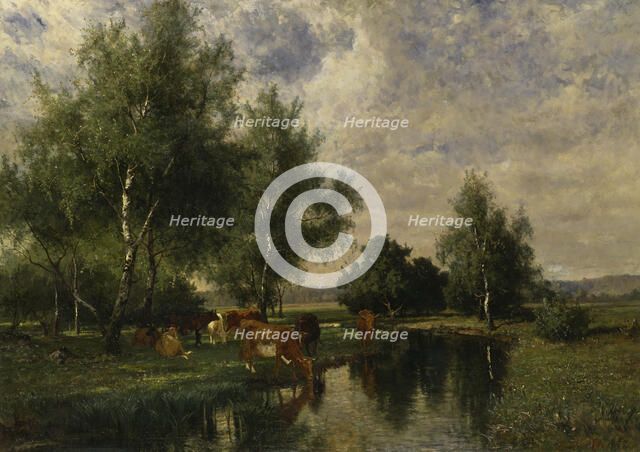 Summer Landscape in Blekinge, 1877. Creator: Johan Edvard Bergh.