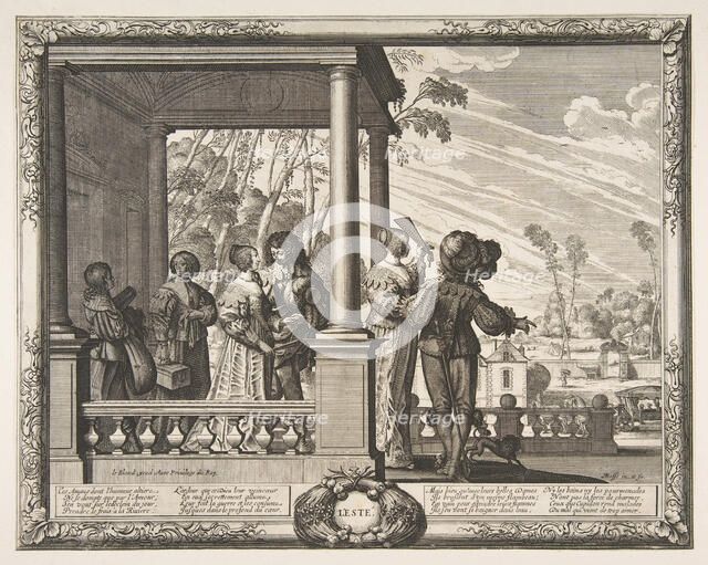 Summer (L'Été), ca. 1637. Creator: Abraham Bosse.