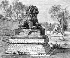 Summer Palace, Bronze Lion, Emblem of the Imperial Power c1890