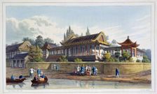 Summer Palace of the Emperor, Opposite the City of Tien-Sing China, 1817. Creator: J Clark